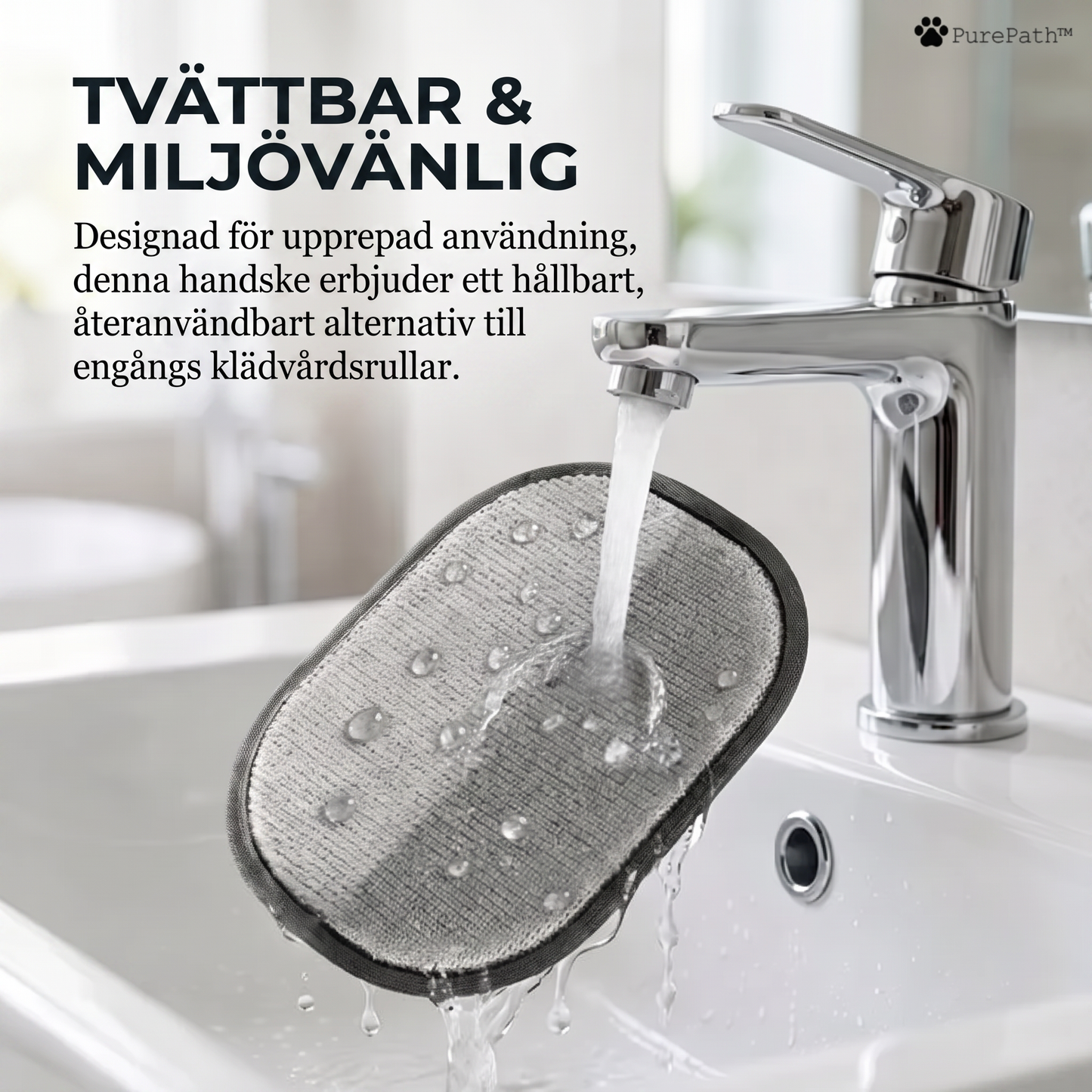 PurePath Elektrostatiska Pälsvante